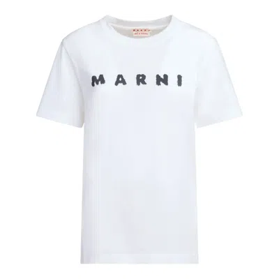 MARNI T SHIRTS WHITE