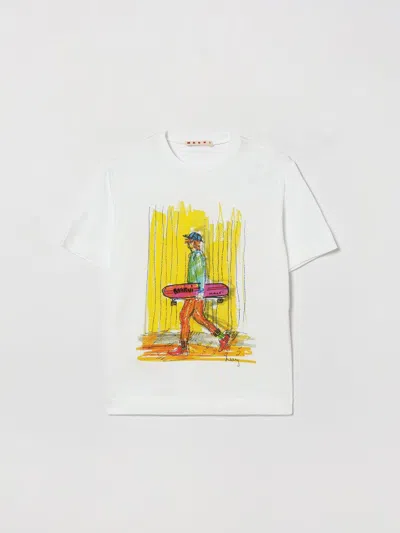 Marni T-shirt Kids Color White