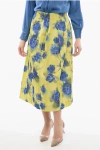Marni Taffeta Idyll Printed Skirt