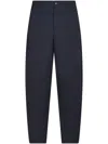Marni Tailored Blue Trousers With Relaxed Fit In Black