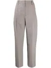 Marni Tailored High-waisted Trousers In Gray