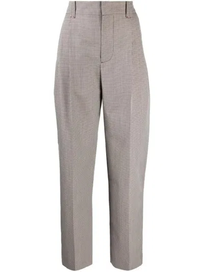 Marni Tailored High-waisted Trousers In Gray