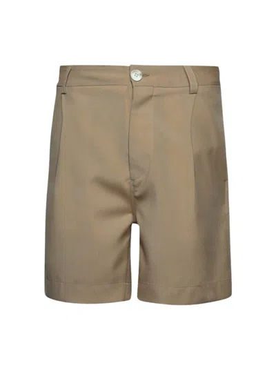 Marni Tailored Shorts Beige In Brown