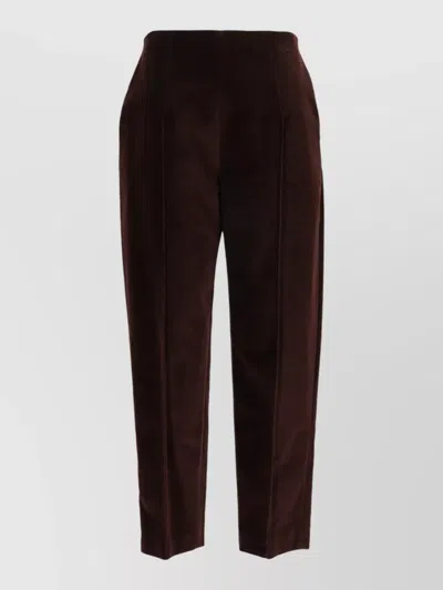 Marni Womens Trousers Pleated Front Side Pockets In Brown