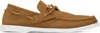 Shop Marni Tan Nubuck Boat Shoes In 00m37 Tobacco
