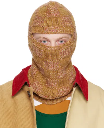 Marni Tan Rib Balaclava In Mxw29 Butter Cream