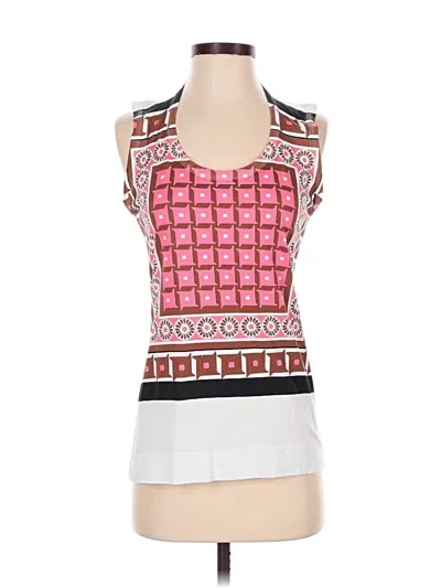 Pre-owned Marni Tank Top Pink Square Neckline Tops