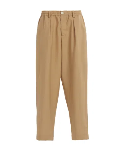 Marni Tapered-leg Elasticated-waist Trousers In Nude
