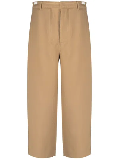 Marni Tapered-leg Trousers In Nude