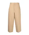Marni Tapered-leg Trousers In Nude