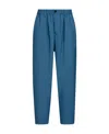 Marni Tapered-leg Wool Trousers In Blue