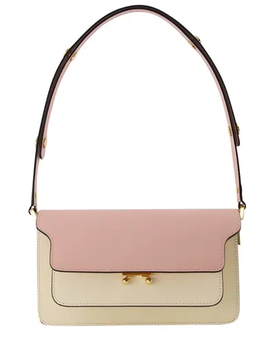 Marni Tartan Leather Trunk Ew Crossbody