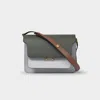 Marni Trunk Medium Crossbody Bag In Green