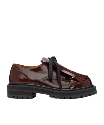 Marni Tassel-detail Leather Lace-up Shoes