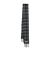 Marni Soft Fringed Scarf Multicolored Pattern In Black