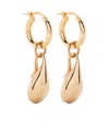 Marni Teardrop Hoop Earrings In Gold