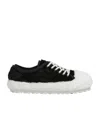 Marni Teddy Lace-up Sneakers In White