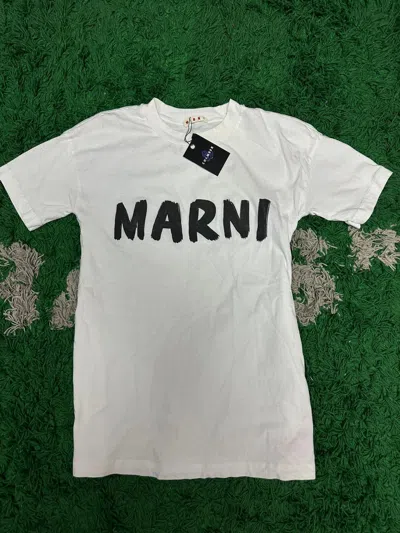 Pre-owned Marni Tee T Shirt White Black