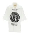 Shop Marni Text-print Cotton Shirt In White