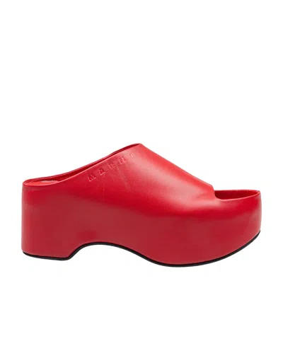MARNI MARNI SLIP-ON WEDGE SANDALS