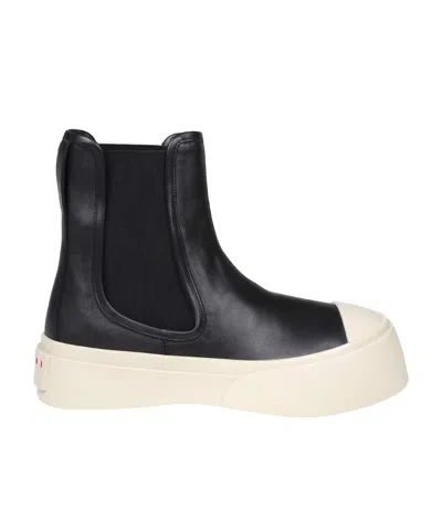 Marni Chelsea Boot Pablo In Black Leather