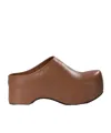 Marni Chunky Platform Sabot Clog In Brown
