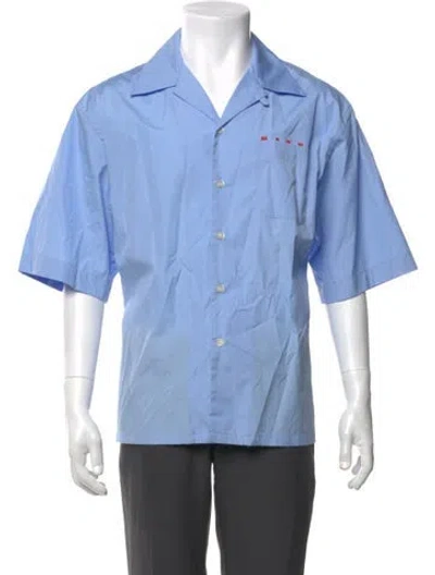 Pre-owned Marni Three-quarter Sleeve Shirt W/ Tags In Blue