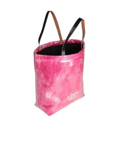 Marni Tie-dye Tote Bag In Pink