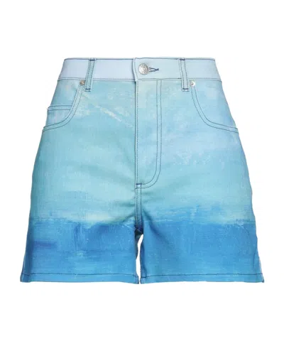 Marni Tie-dyed Shorts In Animal Print