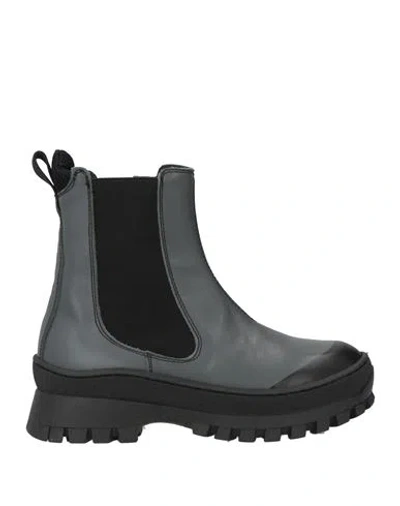Marni Babies'  Toddler Ankle Boots Lead Size 10c Leather In Black
