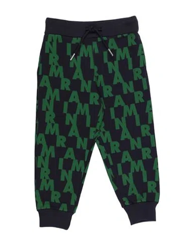 Marni Babies'  Toddler Boy Pants Midnight Blue Size 4 Cotton In Green
