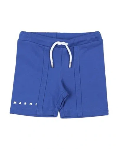 Marni Babies'  Toddler Boy Shorts & Bermuda Shorts Blue Size 6 Cotton