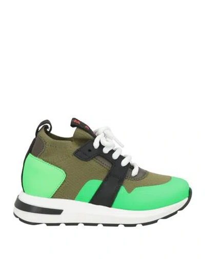 Marni Babies'  Toddler Boy Sneakers Green Size 10c Textile Fibers In Multi
