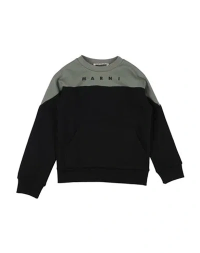 Marni Babies'  Toddler Boy Sweatshirt Black Size 6 Cotton