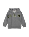 Marni Babies'  Toddler Boy Sweatshirt Grey Size 6 Cotton In Gray