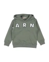Marni Babies'  Toddler Boy Sweatshirt Military Green Size 6 Cotton