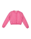 Marni Babies'  Toddler Girl Cardigan Fuchsia Size 6 Cotton In Pink