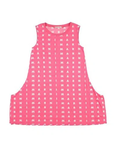 Marni Babies'  Toddler Girl Cover-up Fuchsia Size 6 Cotton In Pink