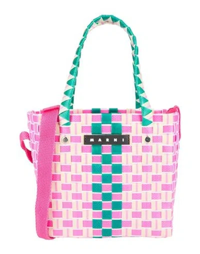 Marni Babies'  Toddler Girl Handbag Fuchsia Size - Polypropylene, Cow Leather In Pink
