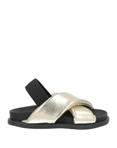 Marni Babies'  Toddler Girl Sandals Gold Size 9.5c Leather