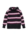 Marni Toddler Girl Sweater Black Size 6 Acrylic, Nylon, Mohair Wool In Black