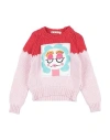 Marni Babies'  Toddler Girl Sweater Red Size 6 Cotton, Acrylic