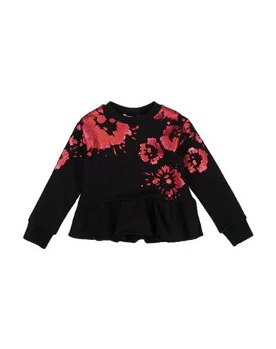 Marni Babies'  Toddler Girl Sweatshirt Black Size 4 Cotton, Elastane