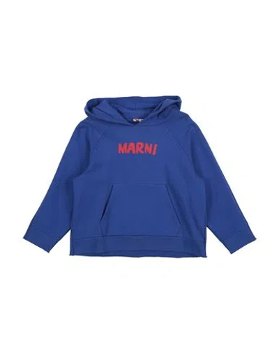 Marni Babies'  Toddler Girl Sweatshirt Blue Size 6 Cotton