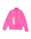 Marni Babies'  Toddler Girl Sweatshirt Fuchsia Size 6 Nylon, Cotton In Pink