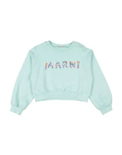 Marni Babies'  Toddler Girl Sweatshirt Light Green Size 6 Cotton
