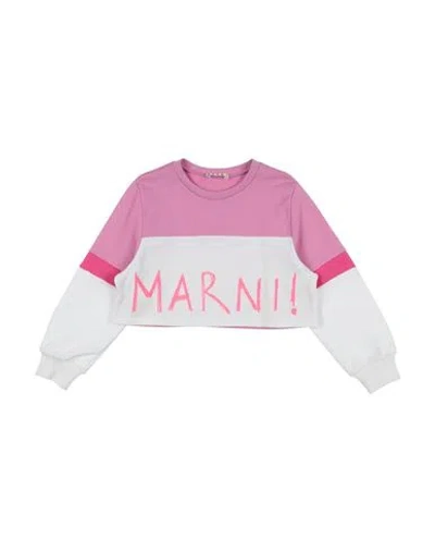 Marni Babies'  Toddler Girl Sweatshirt Pink Size 6 Cotton