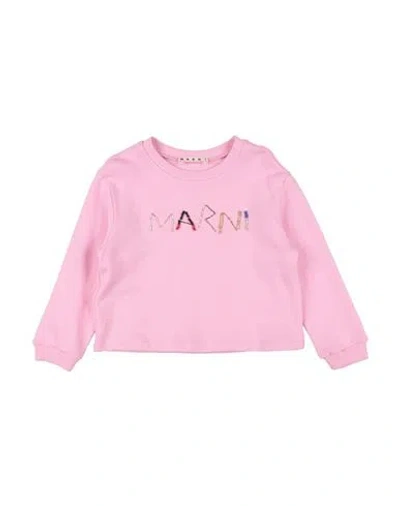 Marni Babies'  Toddler Girl Sweatshirt Pink Size 6 Cotton