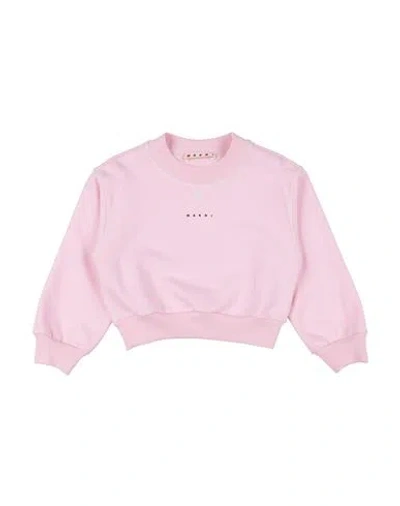 Marni Babies'  Toddler Girl Sweatshirt Pink Size 6 Cotton