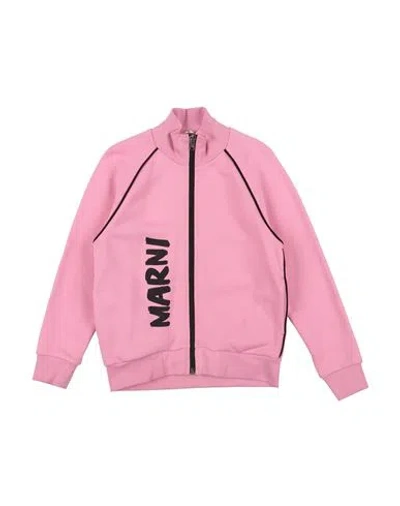 Marni Babies'  Toddler Girl Sweatshirt Pink Size 6 Nylon, Cotton